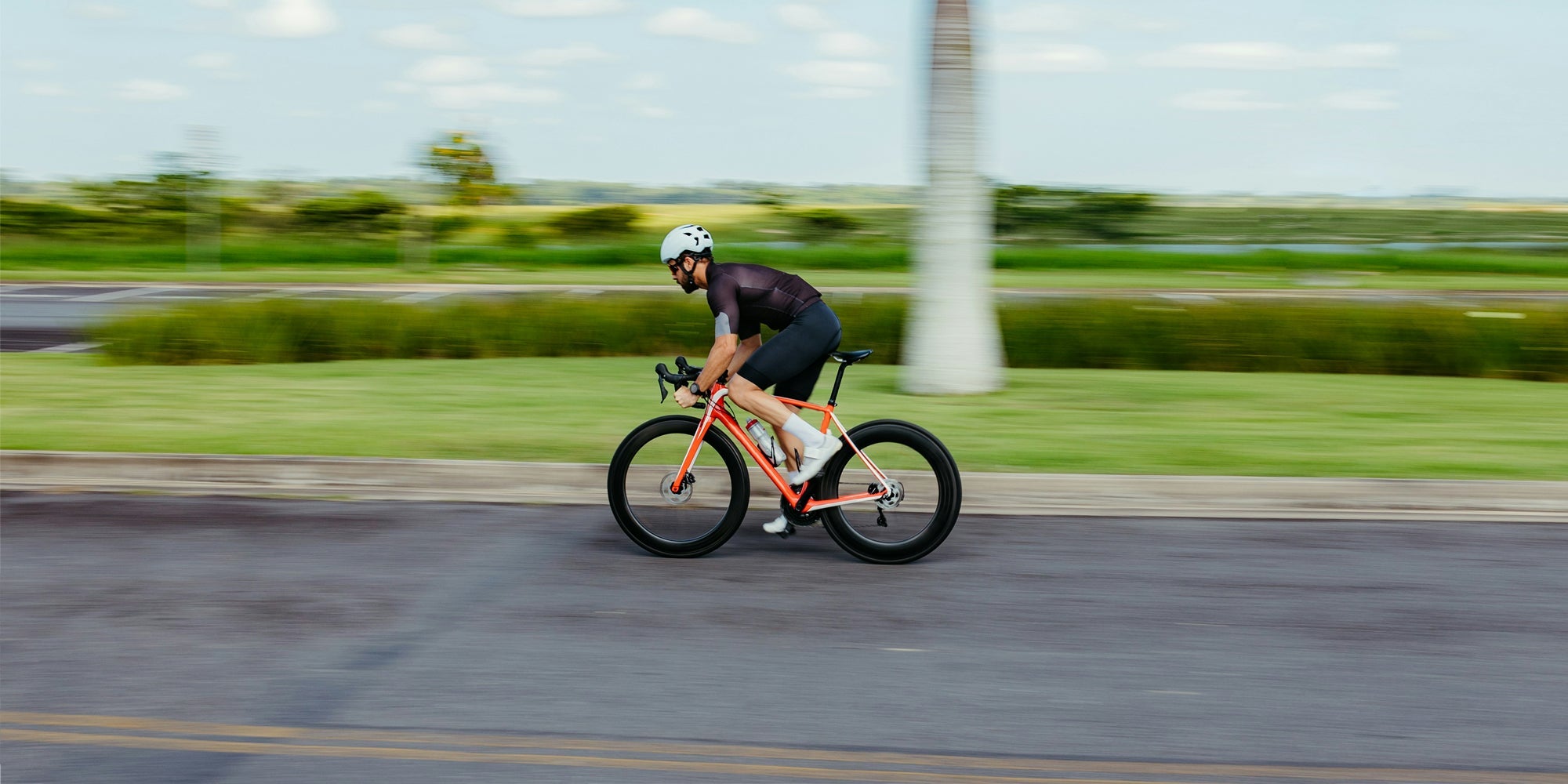 athlete on bike