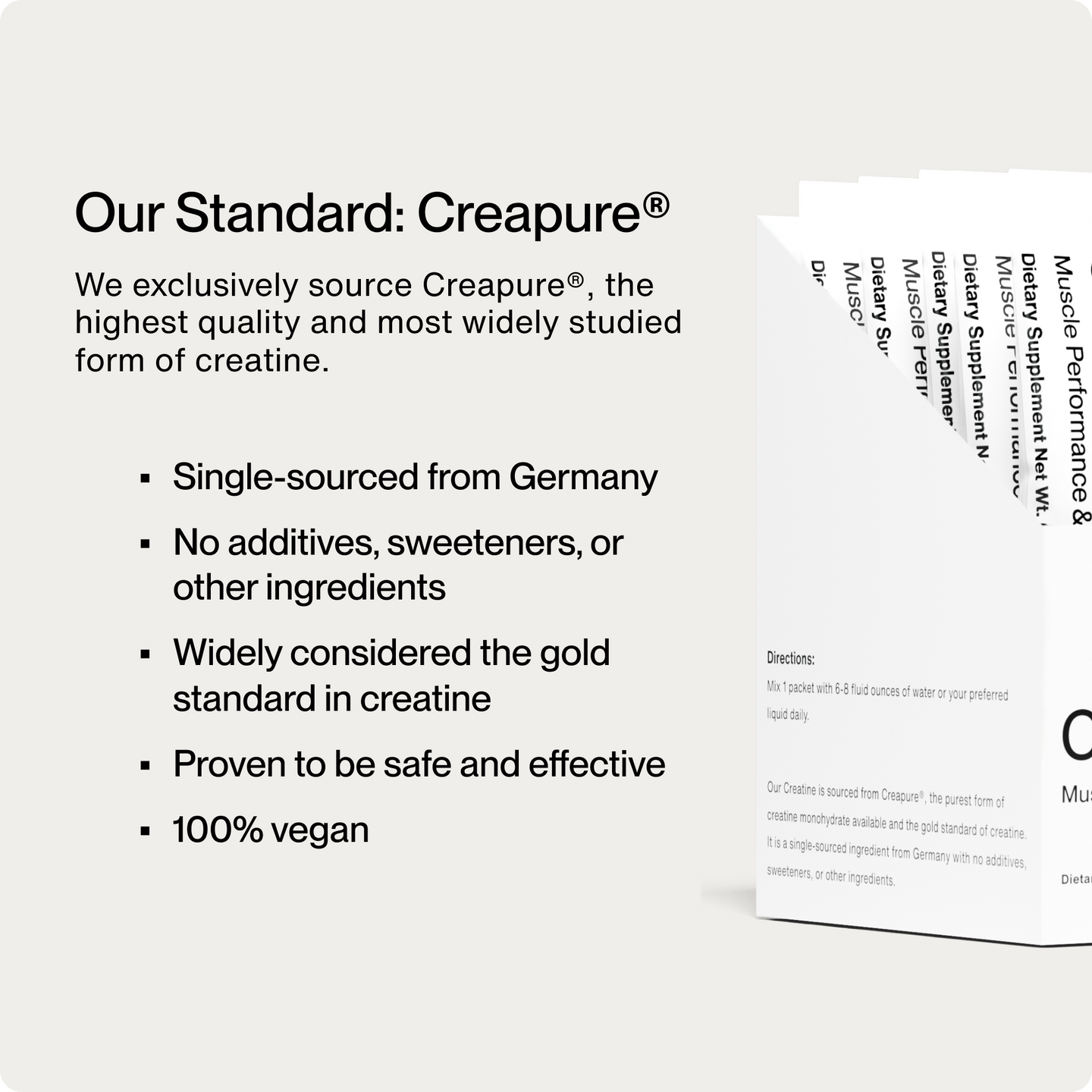 Our Standard: Creapure