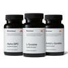 Cognitive Power Stack which includes one bottle of Alpha GPC. L-Tyrosine, and Acertyl L-Carnitine