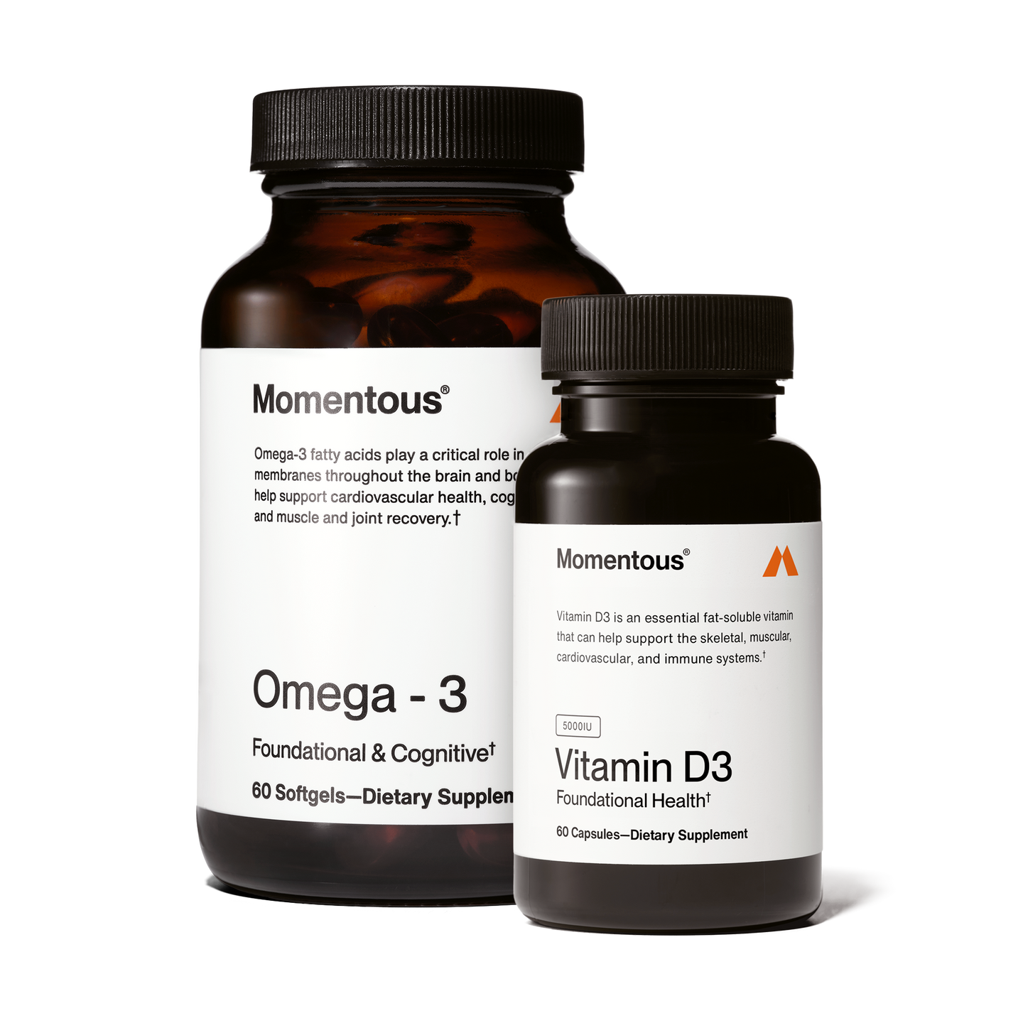 Follicular Phase Support Bundle which includes Omega-3 and Vitamin D3