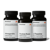 Adaptogen Stack which includes Ashwagandha, Rhodiola Rosea, and L-Theanine