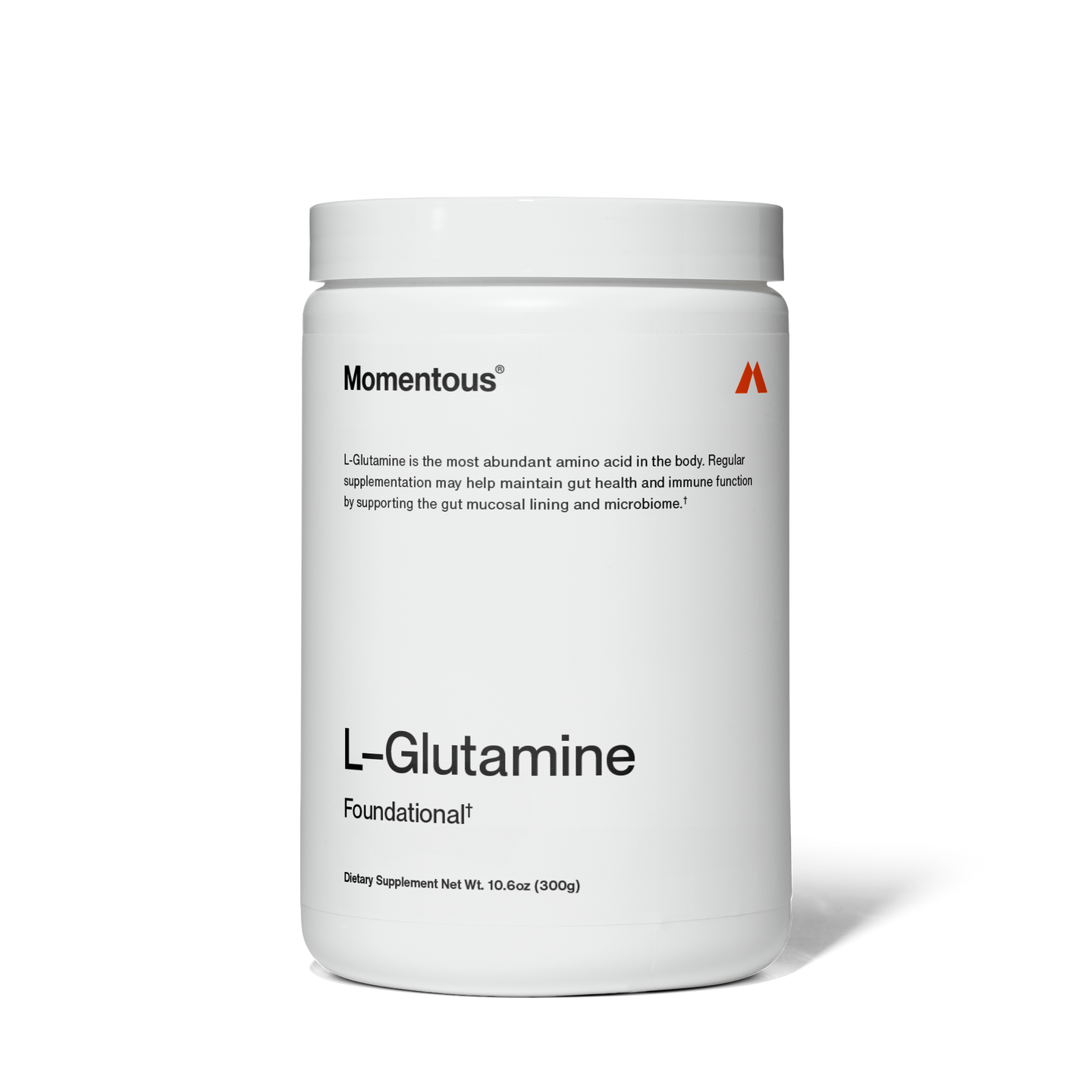 Jar of Momentous L-Glutamine