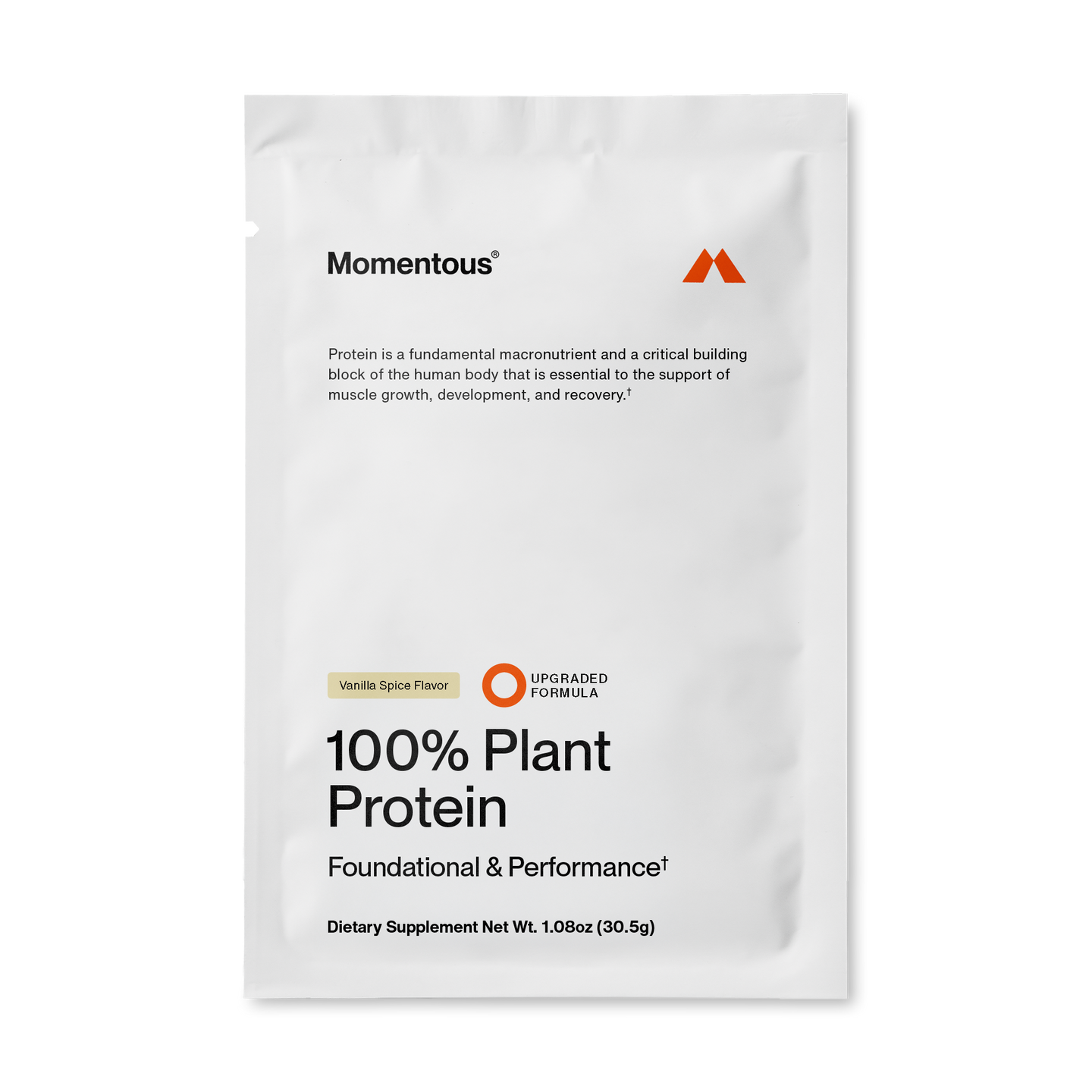 100% Plant Protein Vanilla Spice Packet